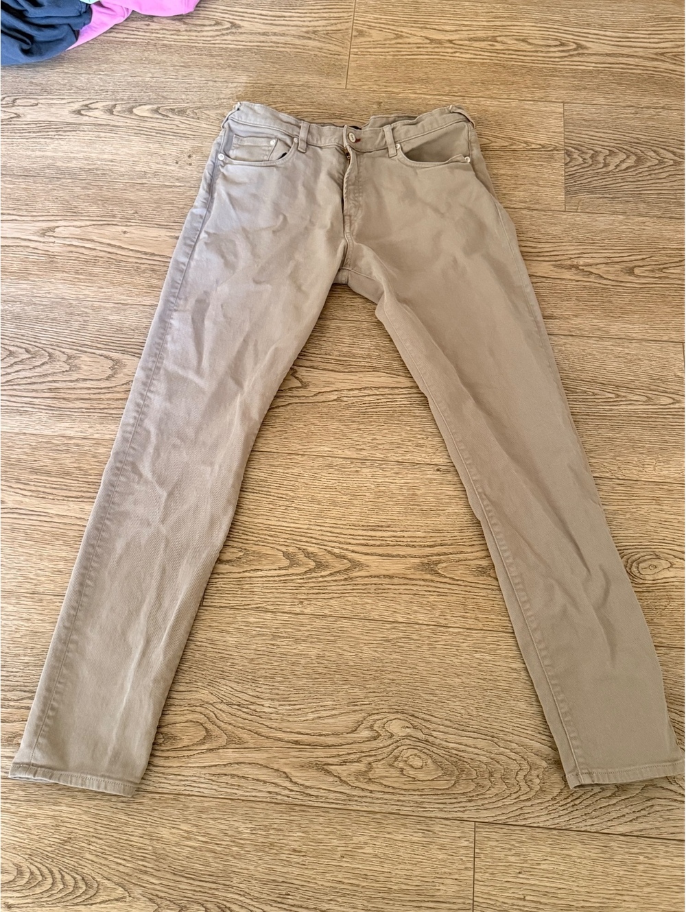 PS Paul Smith Men's Slim Fit Khaki Chino Pants Size 34 Five Pocket Cotton